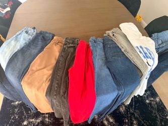 Lot of boys size 14/16 shirts and 16 pants
