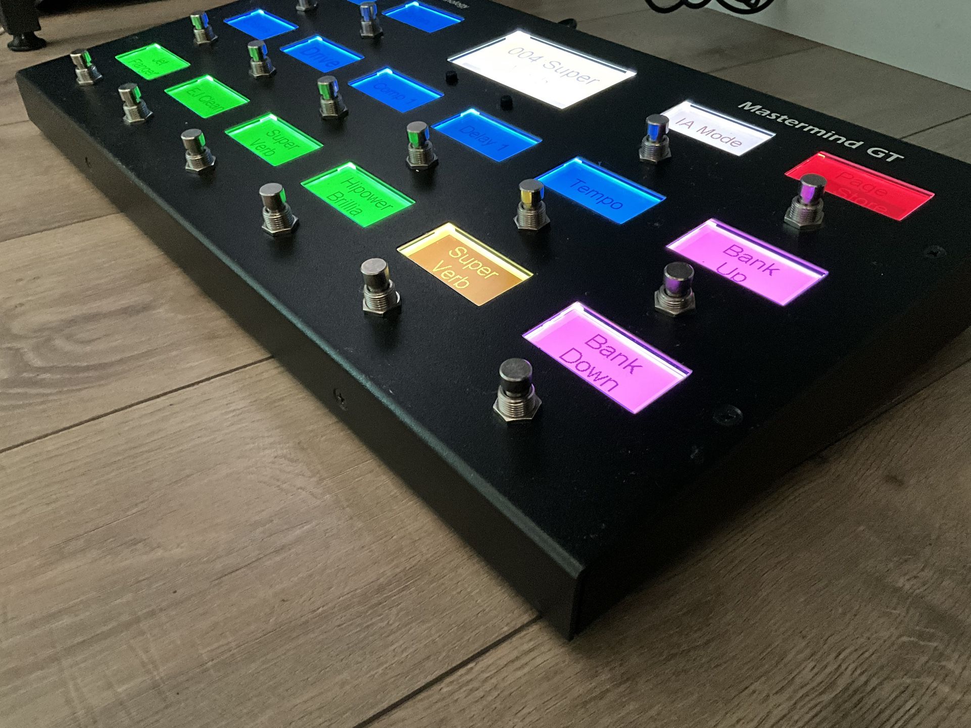 RJM Mastermind GT/16 MIDI Controller With Mission Industries RJMExpression Pedal.