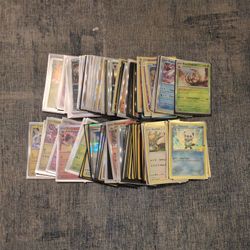 Lot Of Pokémon Hollow Cards From Various Generations
