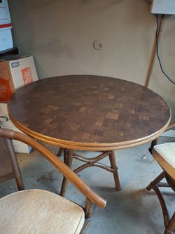 MCM Table with 3 chairs