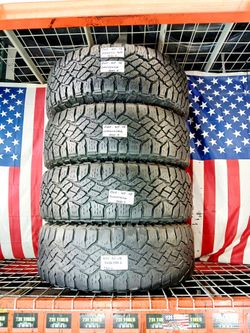 4 Used Tires LT265/65R18 GOODYEAR WRANGLER DURATRAC KEVLAR ALL TERRAIN 265 65 18