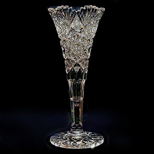 Late 1800's Early 1900's Crystal Vase