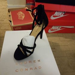 Lauren Conrad Pie Crust Braided High Heels