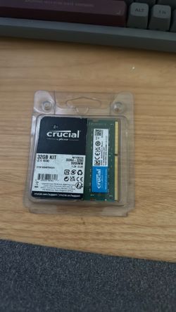 Crucial 32gb ddr4 laptop ram memory