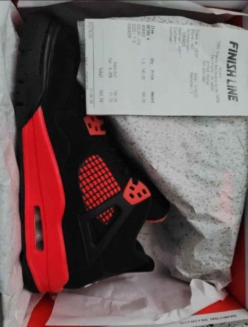 Jordan 4 Red Thunder