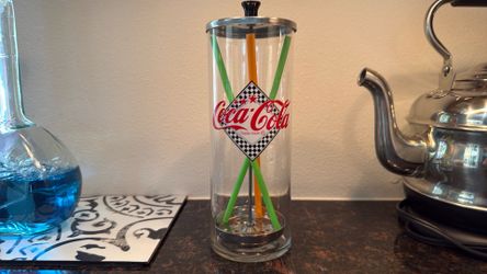 Coca Ca Straw Holder/Dispenser