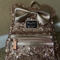 Rose gold Sequin Loungefly