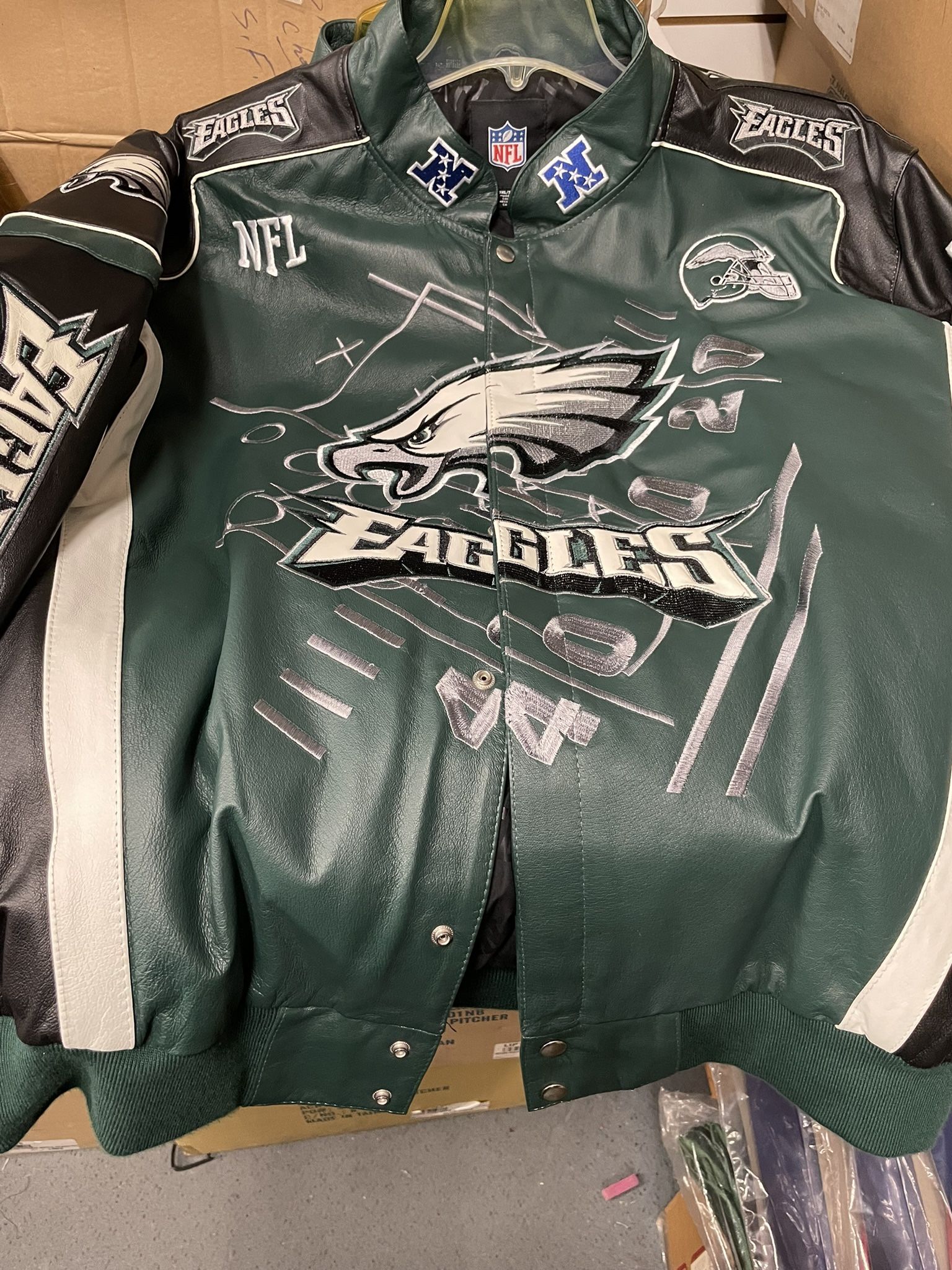 The Eagles Genuine, Authentic Leather Vintage Jacket