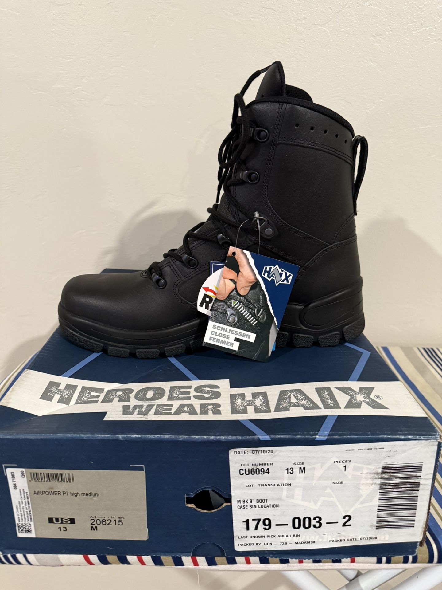 HAIX Black Boots