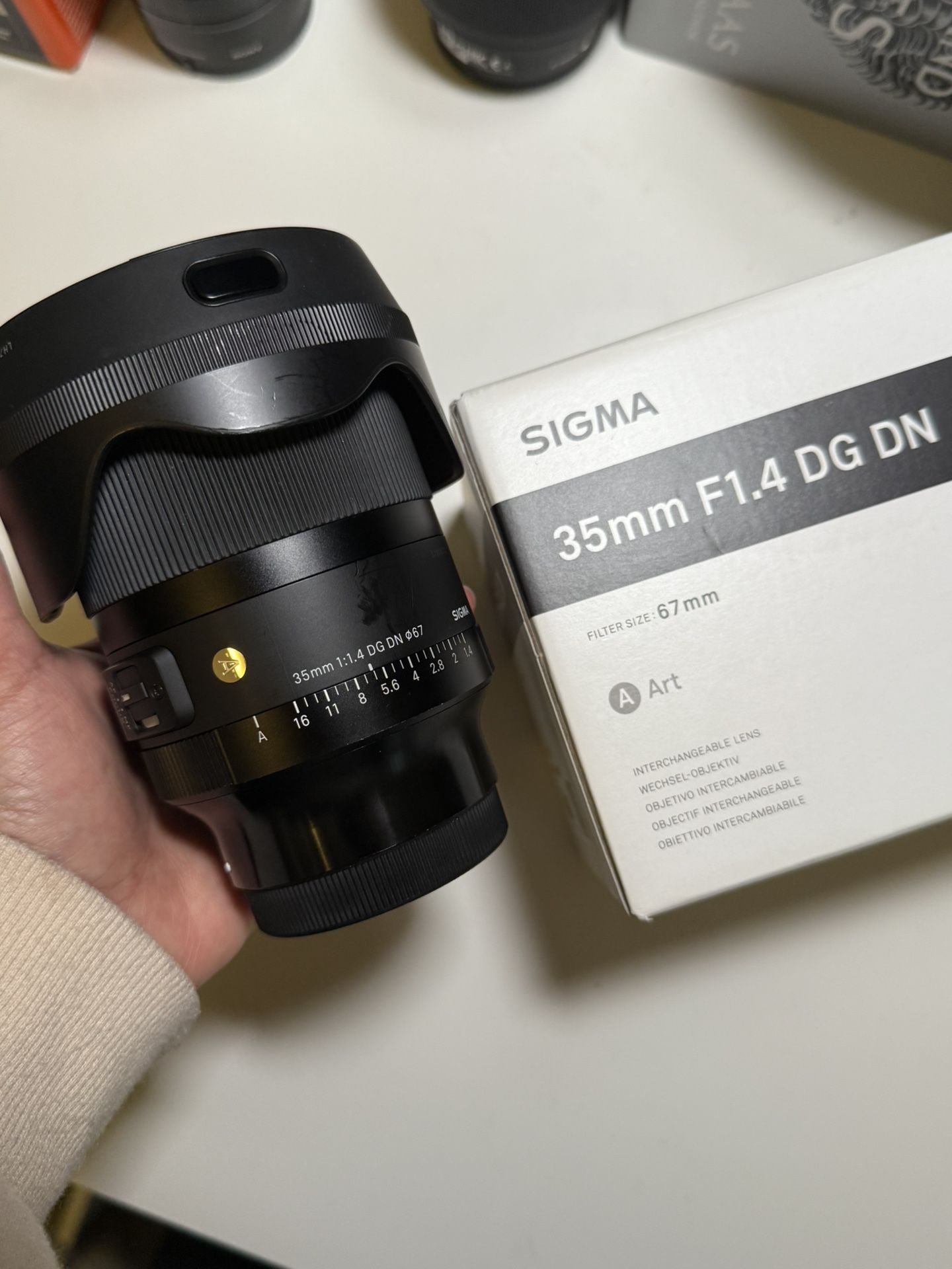 Sigma 35 mm Lense (e Mount) Sony 