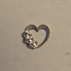 SS 925 Quadruple Heart Charm
