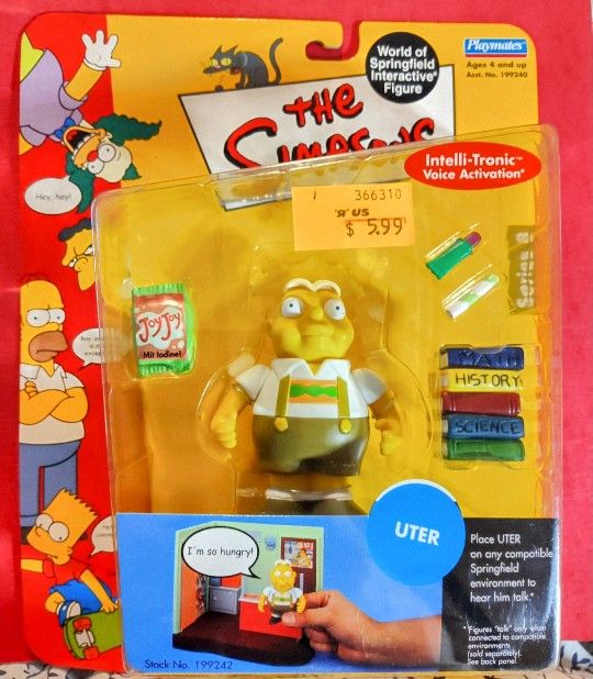 Vintage Sealed Simpsons Action Figure 