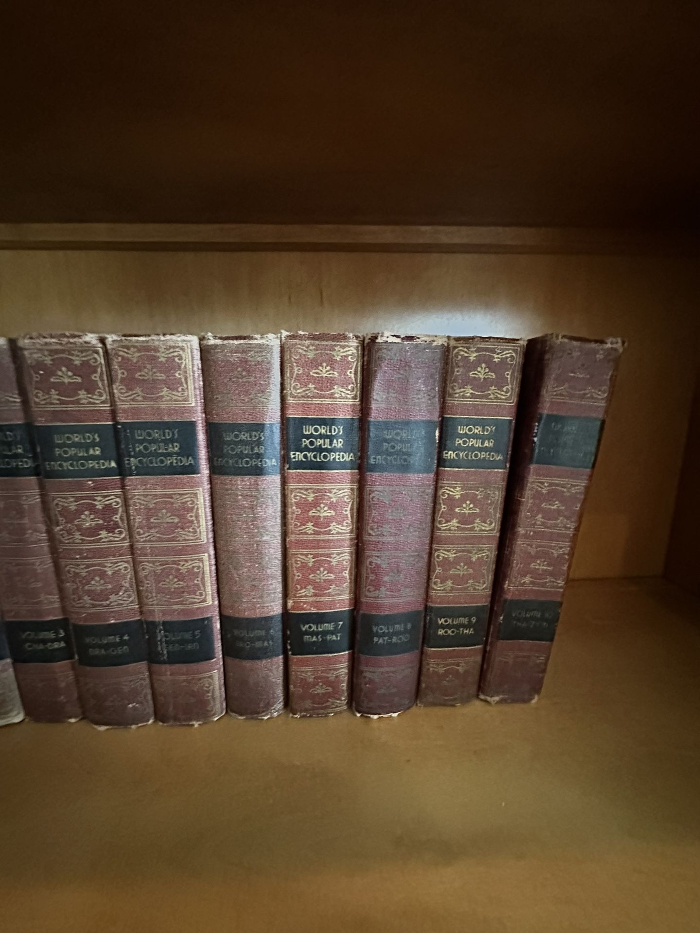 Worlds Popular Encyclopedia Set Of 10