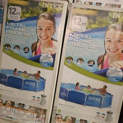 Intex Metal Frame 12ft x 30in Pools NEW 