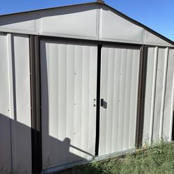 Arrow 10x8 high point metal shed