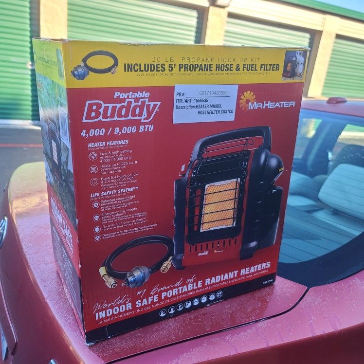 Mr Heater Buddy Propane Heater Red Brand New in Box