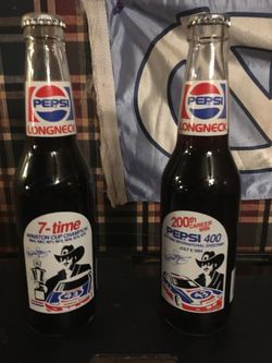 Richard Petty collectible Pepsi bottles