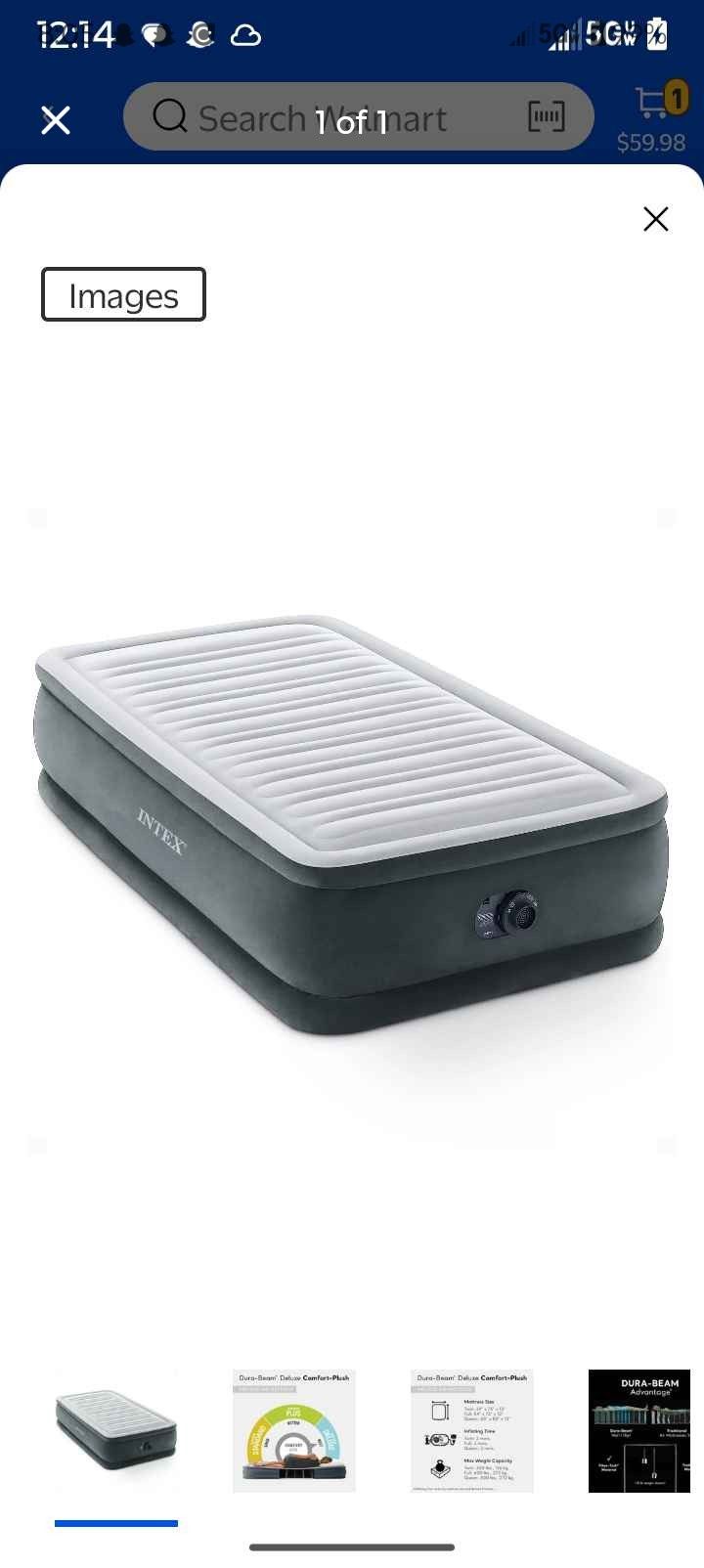Twin Air Mattress Intex
