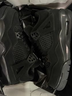 Jordan black 4’s men’s size 6/7/8/9/10/11