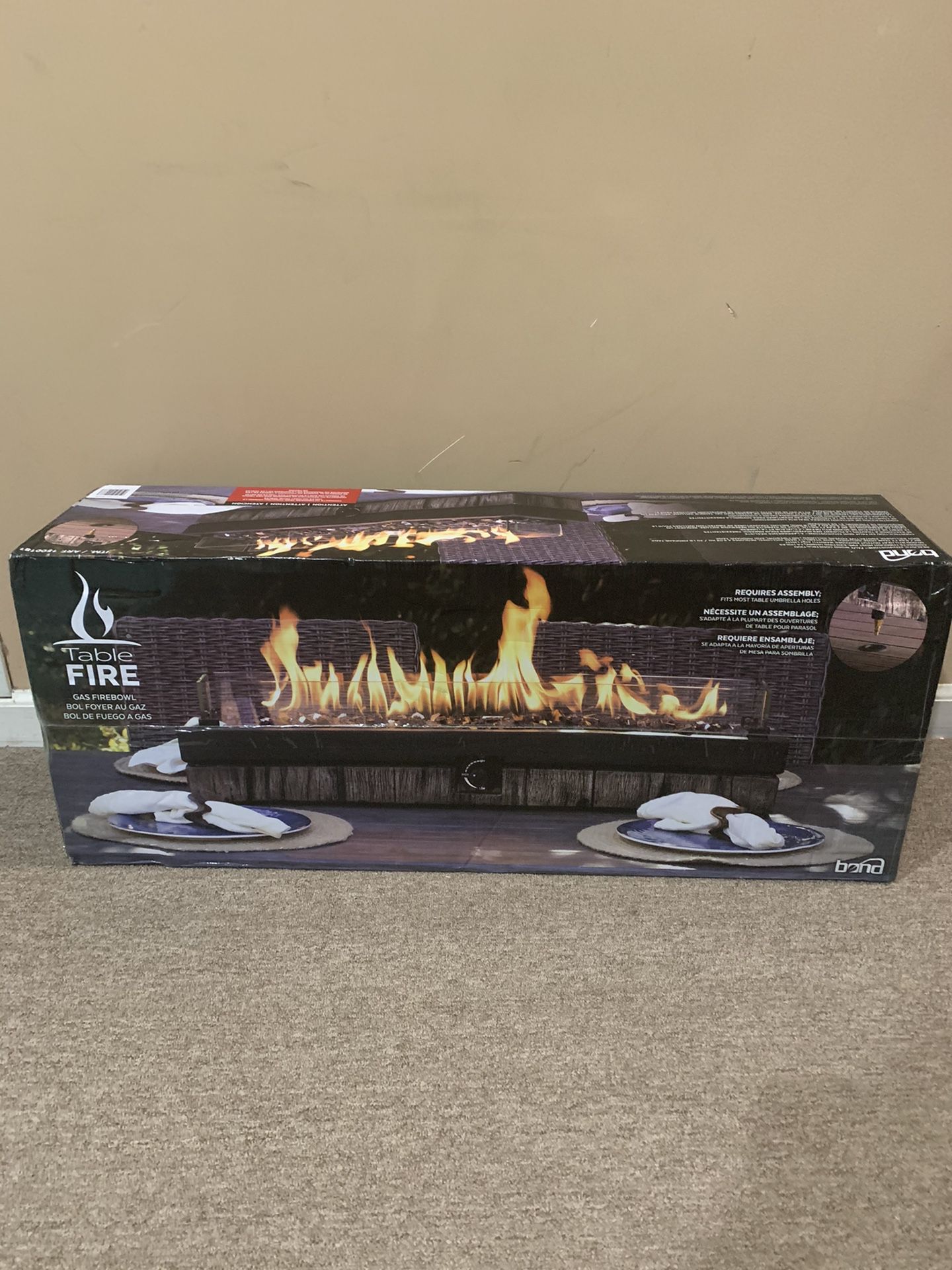 Northwoods Decorative Table Top Fire