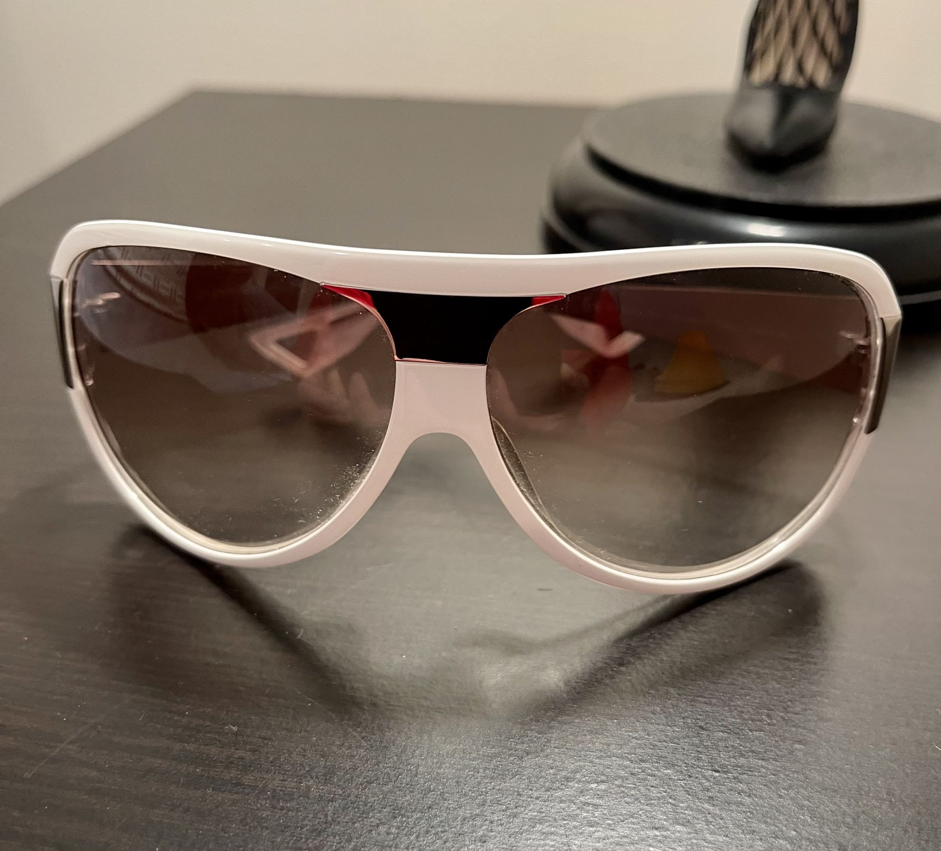 Emporio Armani Unisex White Sunglasses (EA9487/S CGK/LF)
