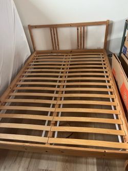 Full bed frame pine