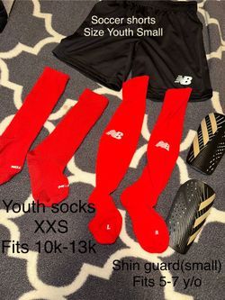 Kids Soccer Shorts,Socks,Shin Guard