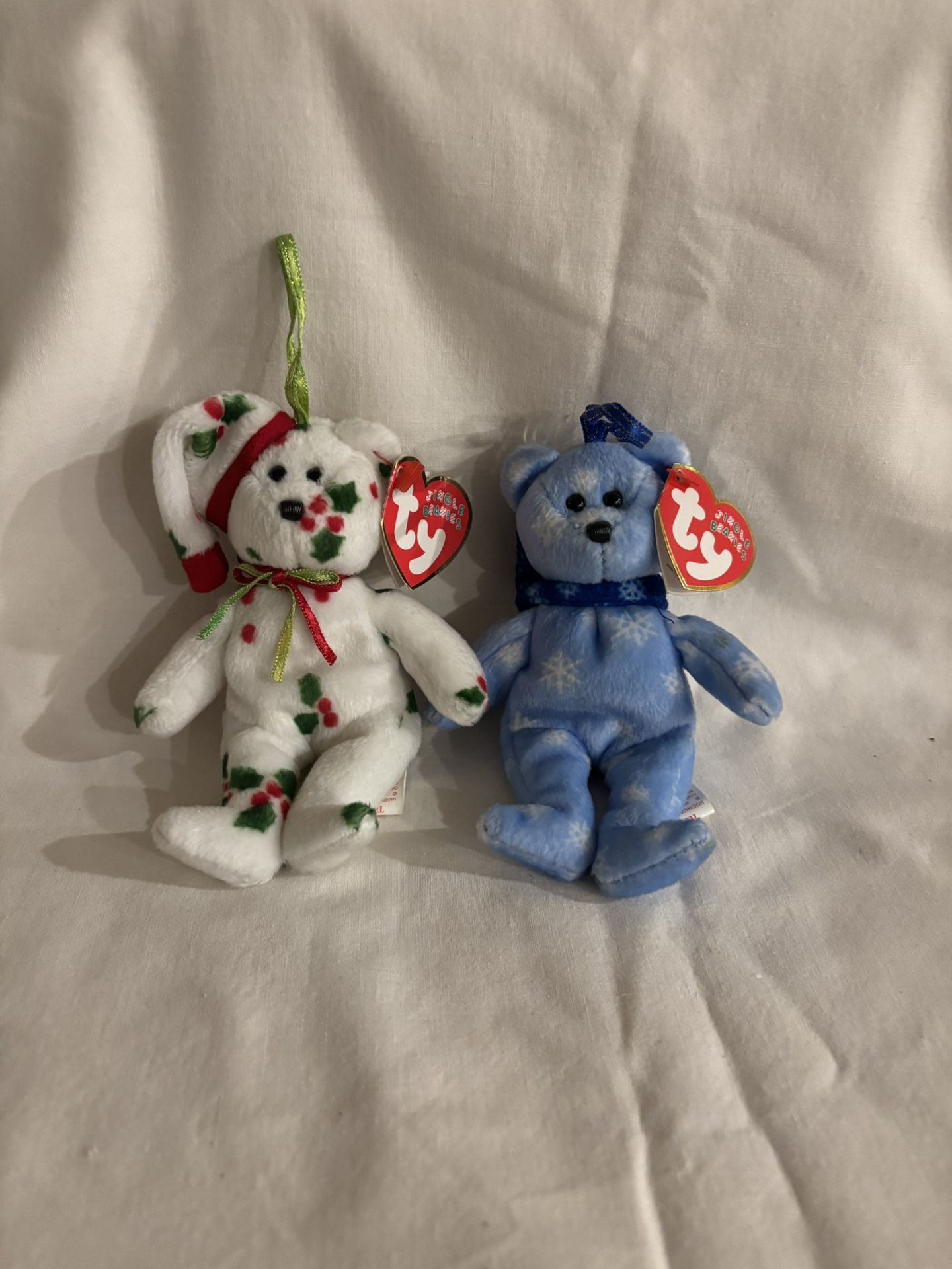 Christmas Ornaments Beanie Baby Bears
