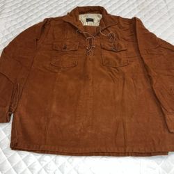 Vintage Penny's Towncraft Heek Suede Jacket Pull over Large