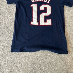 Tom Brady Patriots T Shirt Kids Size Medium 