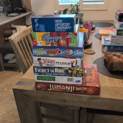 Assortment Of Kids and Adult Board/Card Games 