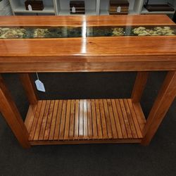 ** SALE **   Console Table W/ River Epoxy