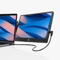 SIDETRAK® ATTACHABLE PORTABLE MONITOR FOR YOUR LAPTOP