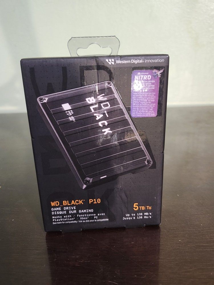 WD_Black 5 Terabytes