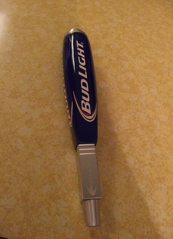 New Budlight beer handle.