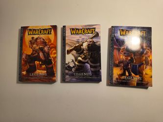 Warcraft Legends Paperback book set volumes 1, 3, & 4