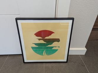 Framed Sailing Print Artwork