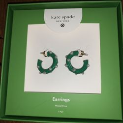 Kate Spade X Target Green Hoops Nib