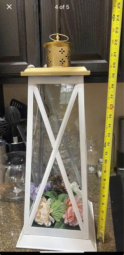 2ft Tall Metal Lantern