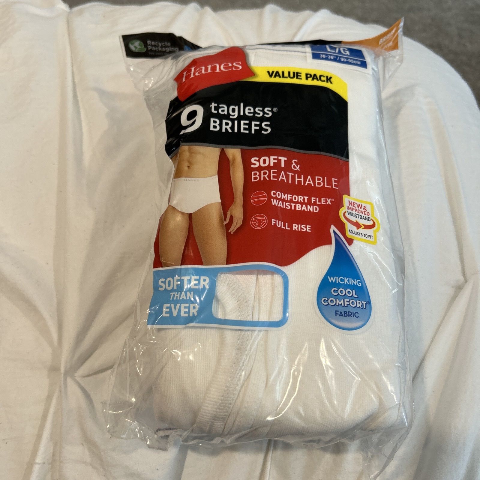 Hanes white briefs/underwear (Large) 24 pairs for Sale in Chicago, IL -  OfferUp