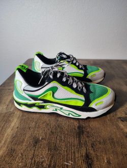 Sandro Women's Green Kermit Frog Leather Sneakers Sz 5.5