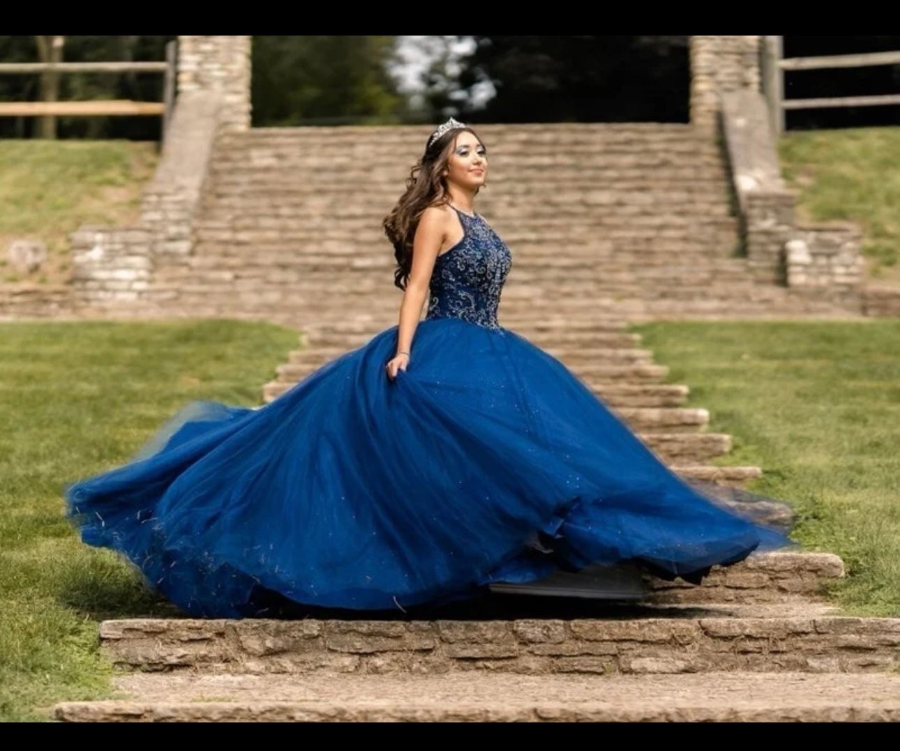 Breathtaking Adriana Vara -Princesa quinceañera ball gown