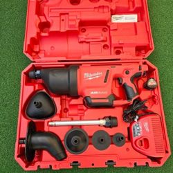 Milwaukee  2572B-21 m12 Airsnake drain cleaner air gun kit