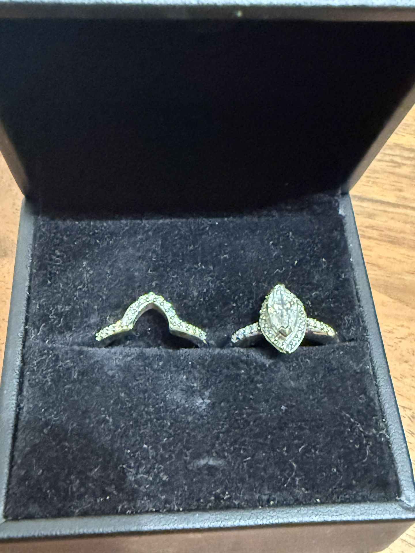 Engagement Ring w/ Matching Wedding Band