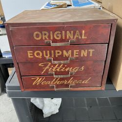 40’s/50’s vintage nuts and bolts metal box