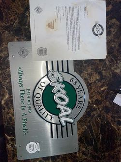 Skoal limited-edition sign