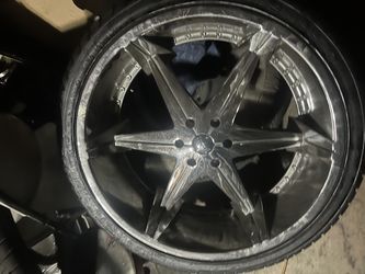 26 inch rims and tire 6 Lug