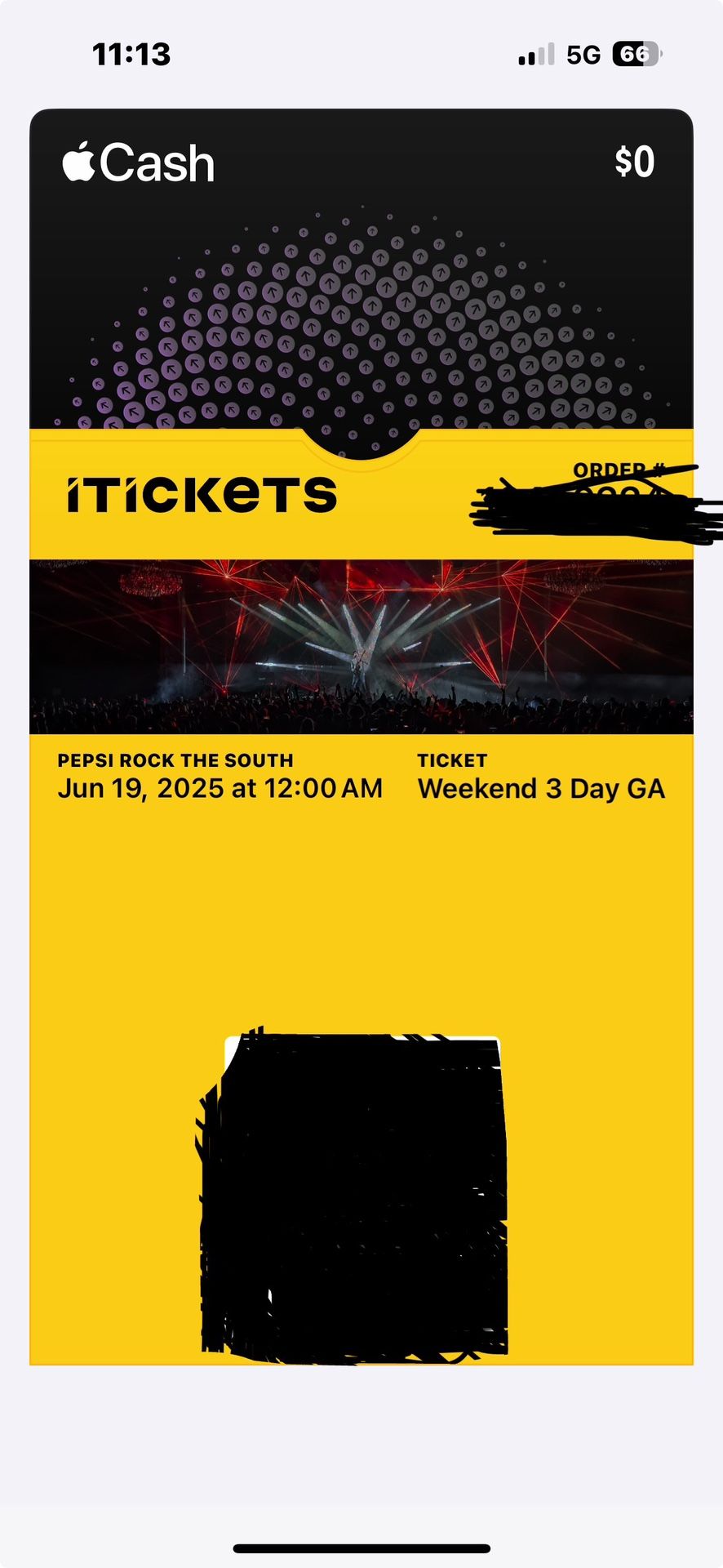 2 rock the south general admission 3 day tickets