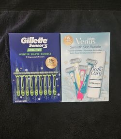 Gillette Sensor 3 And Venus Gift Sets 2x16
