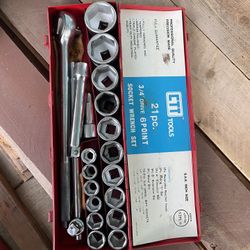 CTT 3/4" Wrench Socket Set